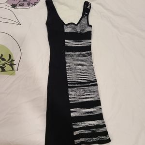 Bebe black bodycon dress